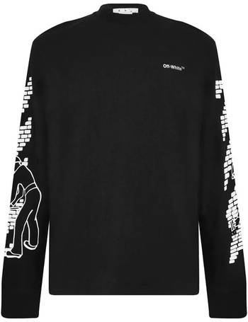 OFF WHITE Long Sleeve T-shirts up to 65% Off | DealDoodle