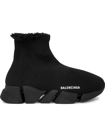 balenciaga all black runners