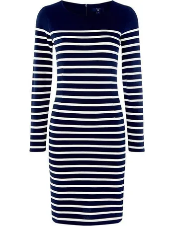 gant stripe hoodie dress