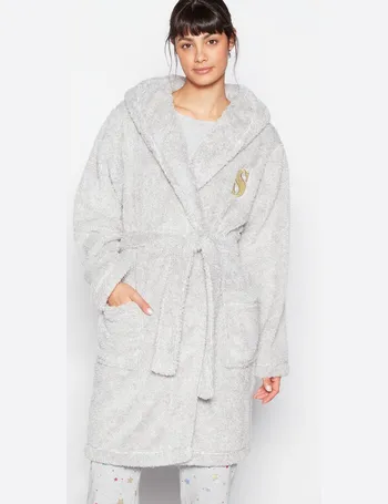 debenhams grey dressing gown