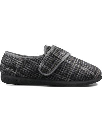 Pavers mens 2024 slippers wide fit