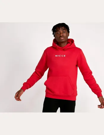 Shop NICCE Men s Red Hoodies up to 25 Off DealDoodle