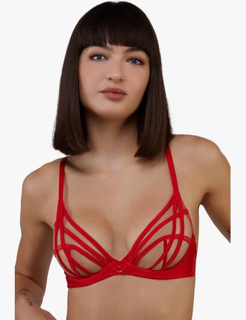 Open Harness Bra Red – Playful Promises