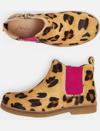 Joules rockingham store chelsea boots leopard