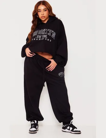 Shop PrettyLittleThing Women's Black Hoodies up to 75% Off