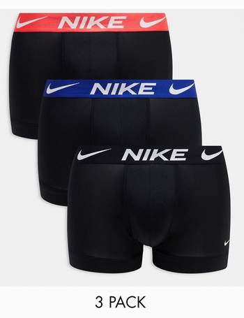Nike Extra long boxer brief with swoosh in black