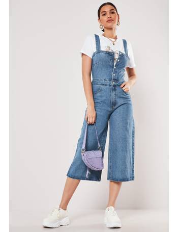 missguided denim jumpsuit