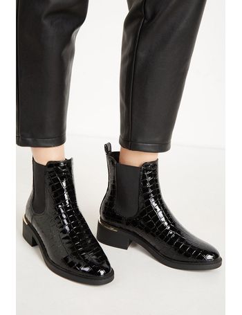 black patent boots debenhams