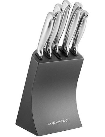 morphy richards accents 46290 5 piece knife block