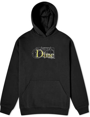 Shop Dime Men's Black Hoodies up to 55% Off | DealDoodle