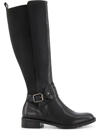 debenhams long black boots