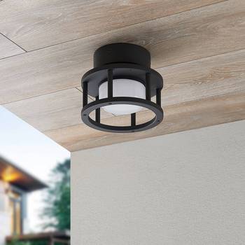 Lucande Decor And Landscaping Up To 60 Off Dealdoodle - Led Outdoor Ceiling Light Malena With Sensor