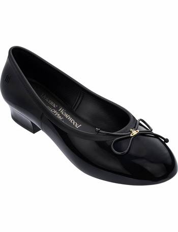 Vivienne Westwood Vw Possession Jelly Shoes Black Contrast Orb - Flat Shoes  for Women