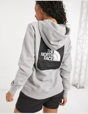 grey womens north face hoodie
