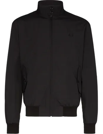 fred perry velour bomber jacket