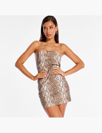 Missguided snake 2024 print dress