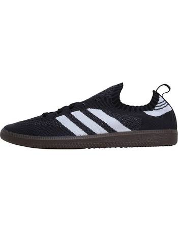 Adidas originals black stan outlet smith primeknit sock trainers