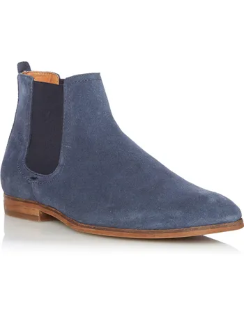 dune blue suede boots