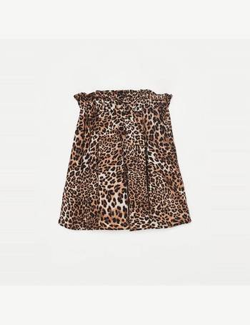 Missguided petite pleated midi 2024 skirt in animal print