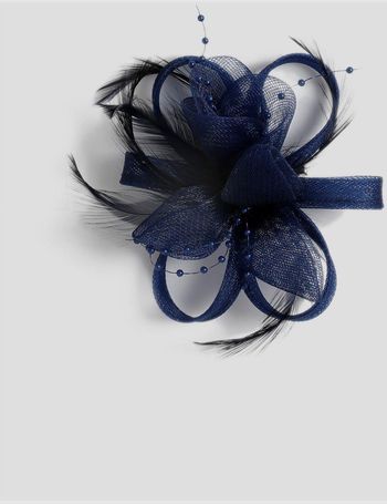 navy blue fascinator debenhams