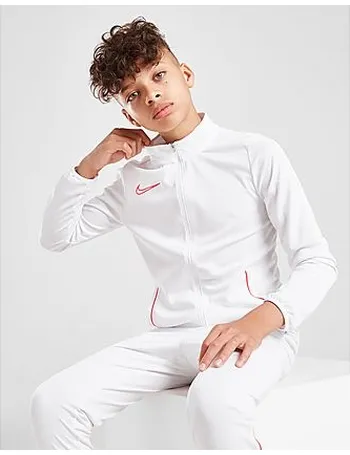 white nike tracksuit junior