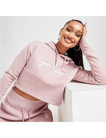 pink gym king hoodie