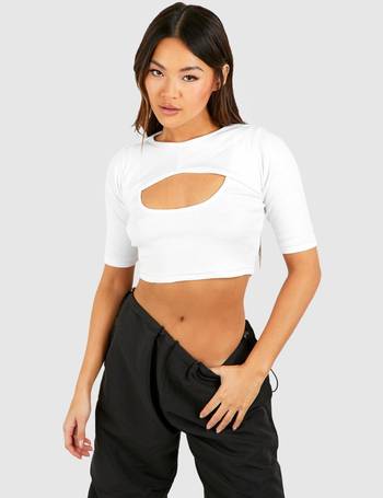 Shop boohoo Women's White Crop Tops up to 90% Off