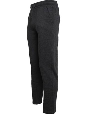 Buy Kangaroo Poo Mens Regular Fit Cuffed Fleece JogPants Charcoal Marl