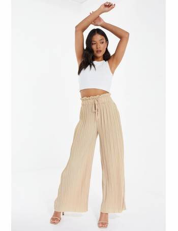Shop Women's Quiz Wide Leg Trousers up to 70% Off