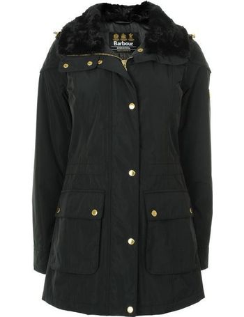 Barbour garrison hot sale longline jacket