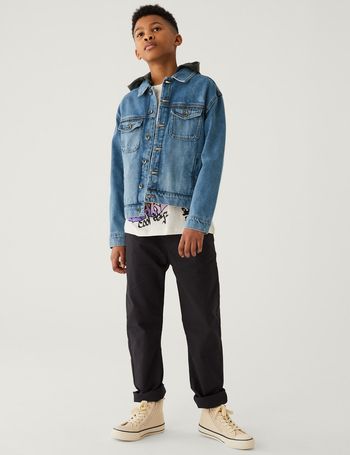 Marks and spencer on sale oversized denim jacket