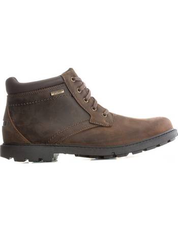 rockport mens brown boots