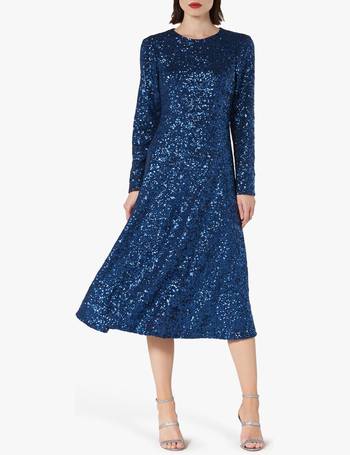 lk bennett green sequin dress