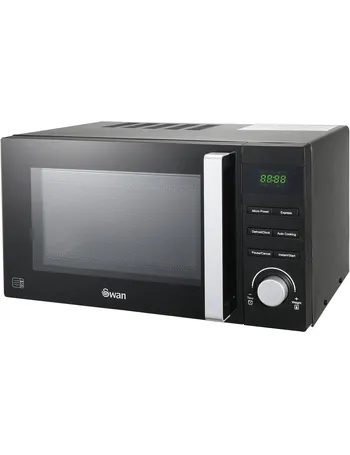 swan sm22100b 23l digital microwave black