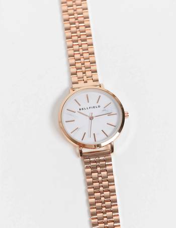 Bellfield watch 2024 rose gold