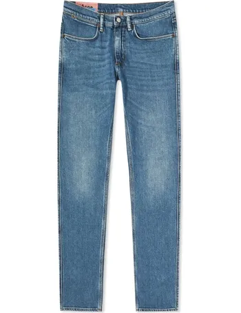 acne slim tapered fit jeans