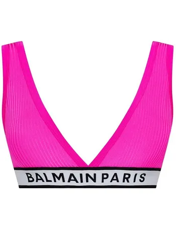 BALMAIN U Tape Bra