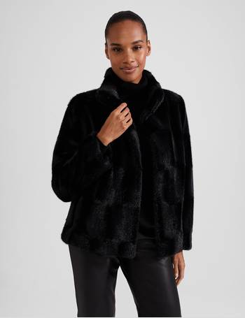 Faux Fur Textured Short Coat
