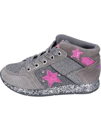Lelli Kelly LK 6522 California Hi Tops Trainers with Lights in Grey 