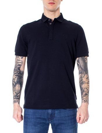 Shop Armani Exchange Men's Long Sleeve Polo Shirts up to 50% Off |  DealDoodle