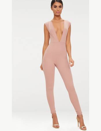 pink jumpsuit pretty little thing