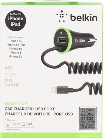 Car USB and Lightning Cable from Robert Dyas
