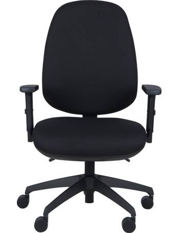 Realspace synchro tilt ergonomic office chair with store 2d armrest and adjustable seat karl black