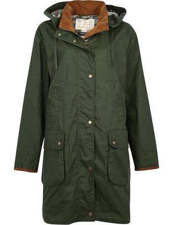 barbour alexandra waxed cotton jacket