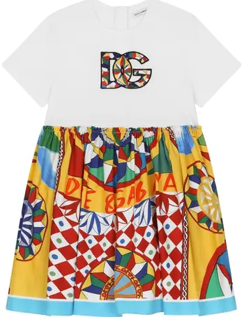 Shop Dolce and Gabbana Girl's Short Sleeve Dresses up to 30% Off