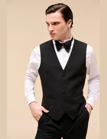 black waistcoat burton