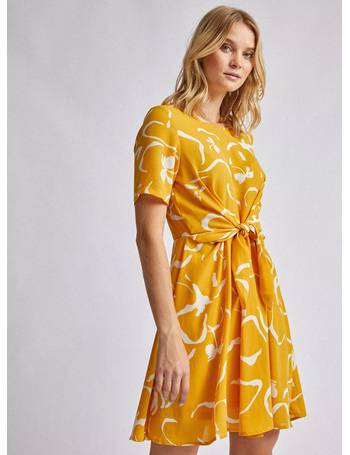 Dorothy perkins clearance mustard dress