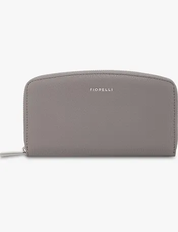 fiorelli city zip around purse black