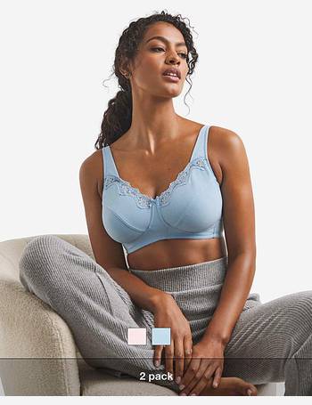 2 Pack Sarah Full Cup Non Wired Bras