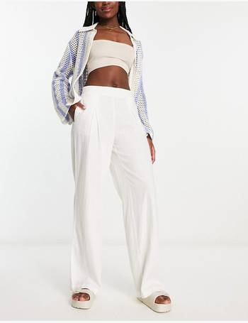 Blue High Rise Tailored Coord Trousers